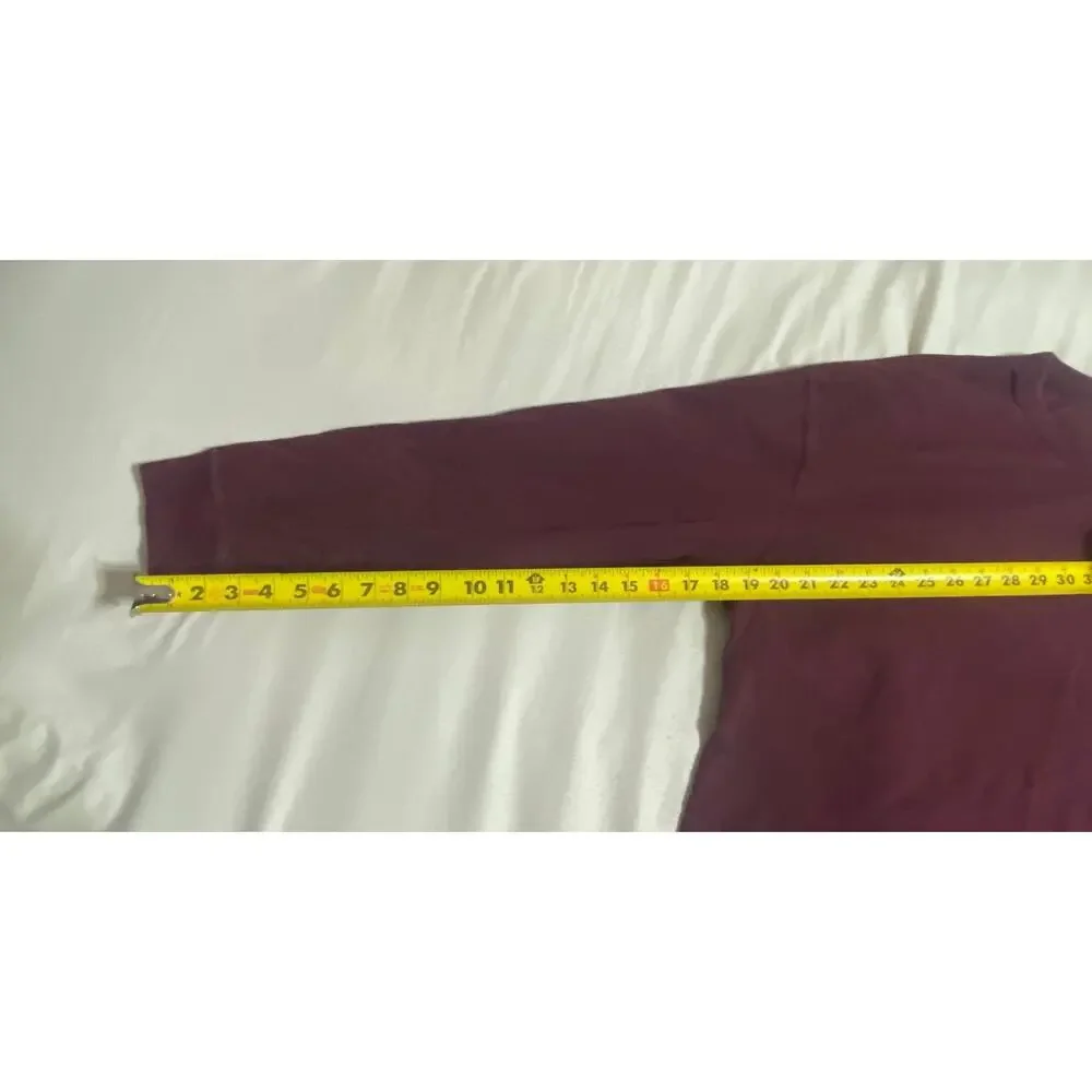 Nike Sportswear Premium Essentials Mens XL Burgundy Long Sleeve Tee pre owned